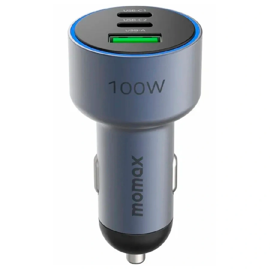 Автомобильное зарядное устройство Momax USB/2 Type-C 100W