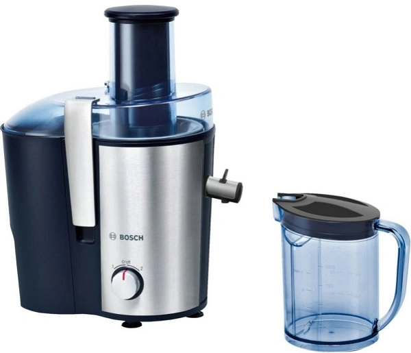 Соковыжималка Bosch MES3500 серебристый/синий