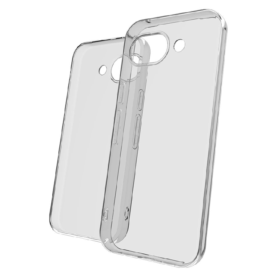 Силиконовая накладка совместимая с Google Pixel 10А прозрачная