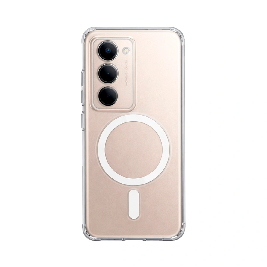 Противоударная накладка Cabal Premium Clear Case c MagSafe совместимая с Рэдми 15 прозрачная
