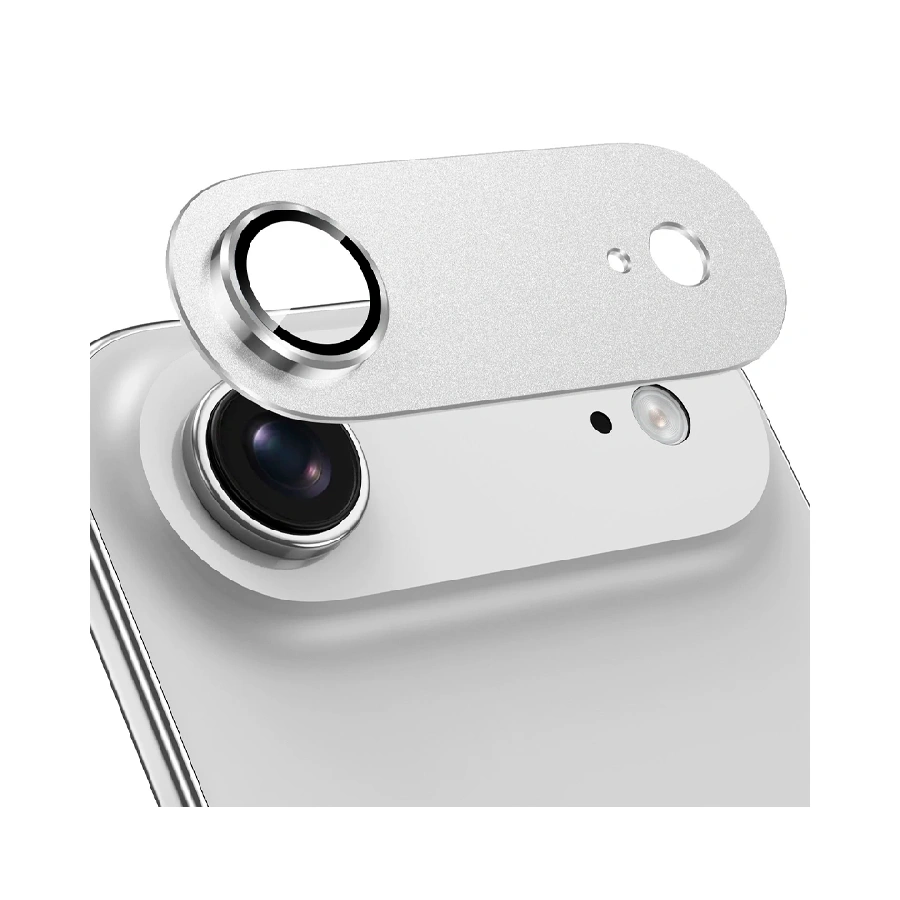 Защитное стекло на модуль камеры WIWU Armor Deck Lens Protector совместимое с iPhone 17 Air Silver (серебро)
