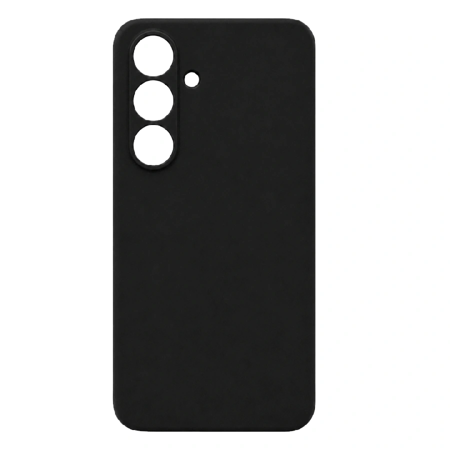 Накладка Silicone Case совместимая с Samsung S25 FE черная (SC)