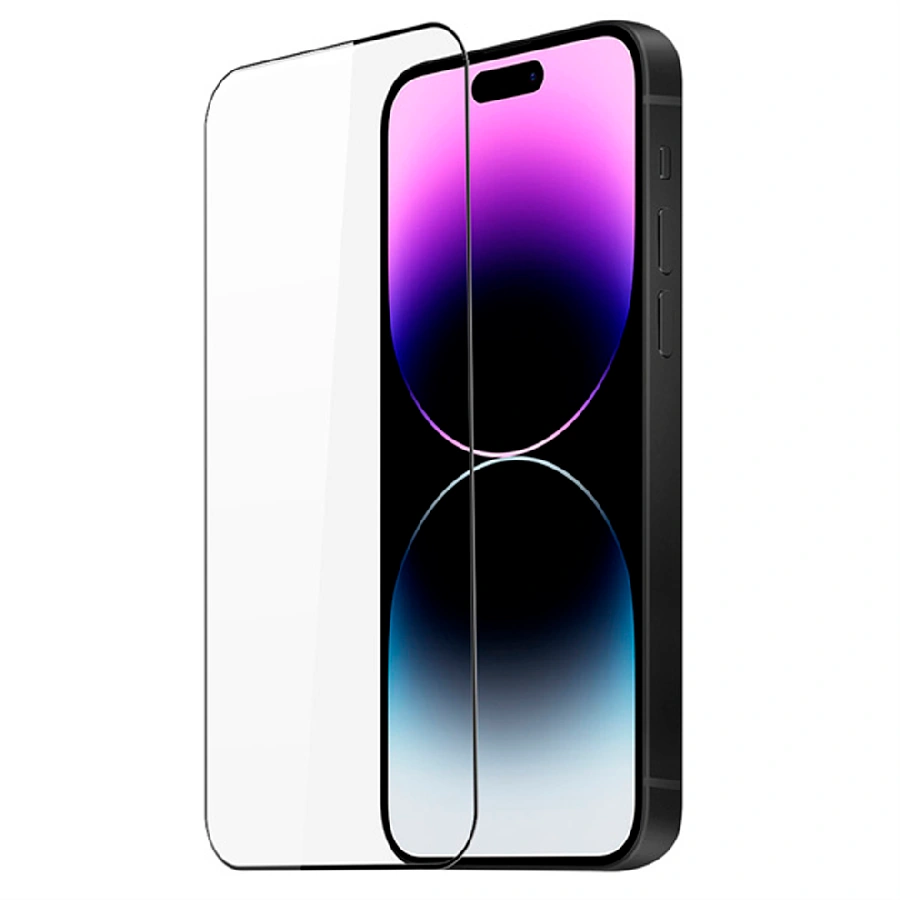 Защитное стекло Dux Ducis совместимое с iPhone 14 Pro полноэкранное черное