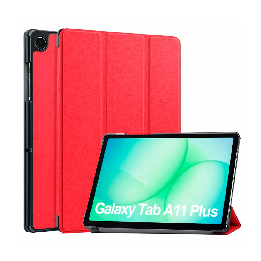 Чехол-книжка совместимый с Samsung Galaxy Tab A11 Plus 11" красный