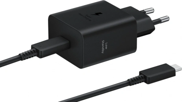 Сетевое зарядное устройство + кабель Type-C/Type-C Samsung (EP-T4511XBEGEU) Type-C 45W черное LB