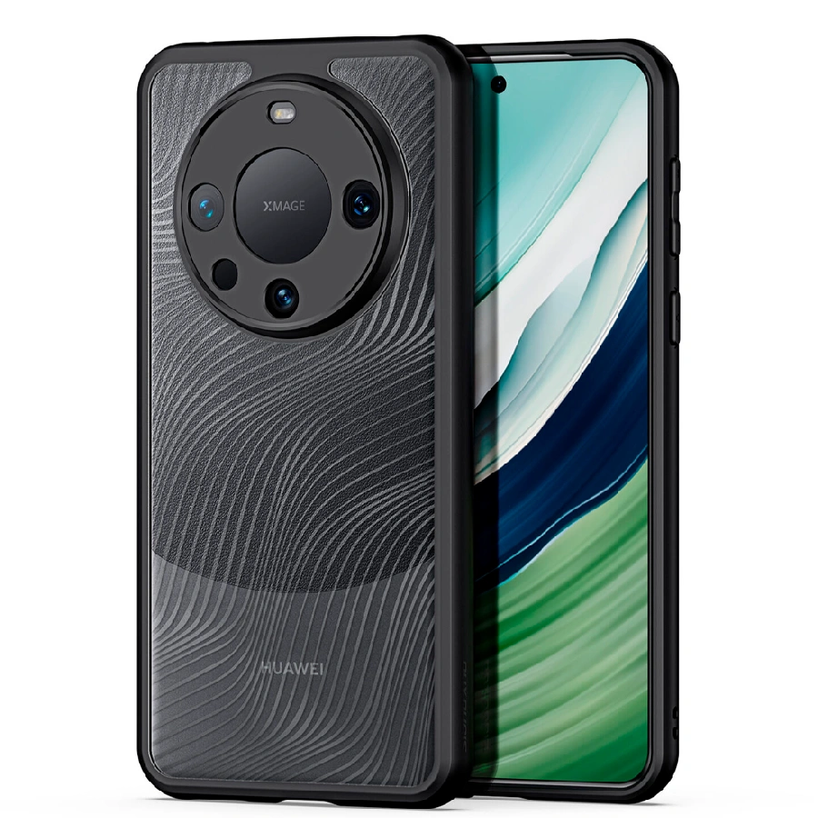 Пластиковая накладка Dux Ducis Aimo series для Huawei Mate 60 Pro/60 Pro Plus черный кант
