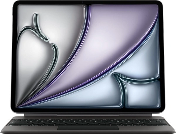 Чехол-клавиатура Apple Magic Keyboard MGYY4 совместимая с iPad Air 13 (2024-2025) (русская гравировка) черная