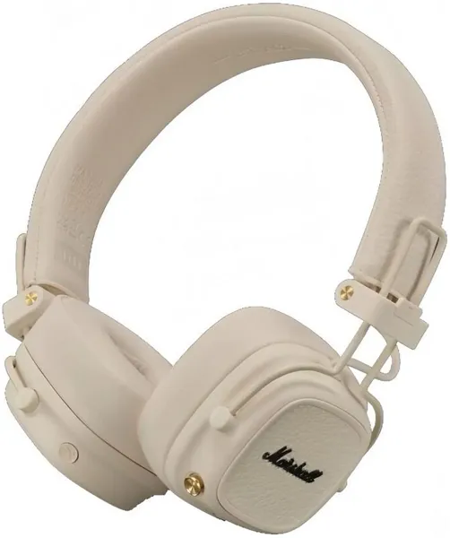 Беспроводные наушники Marshall Major V cream (кремовые)