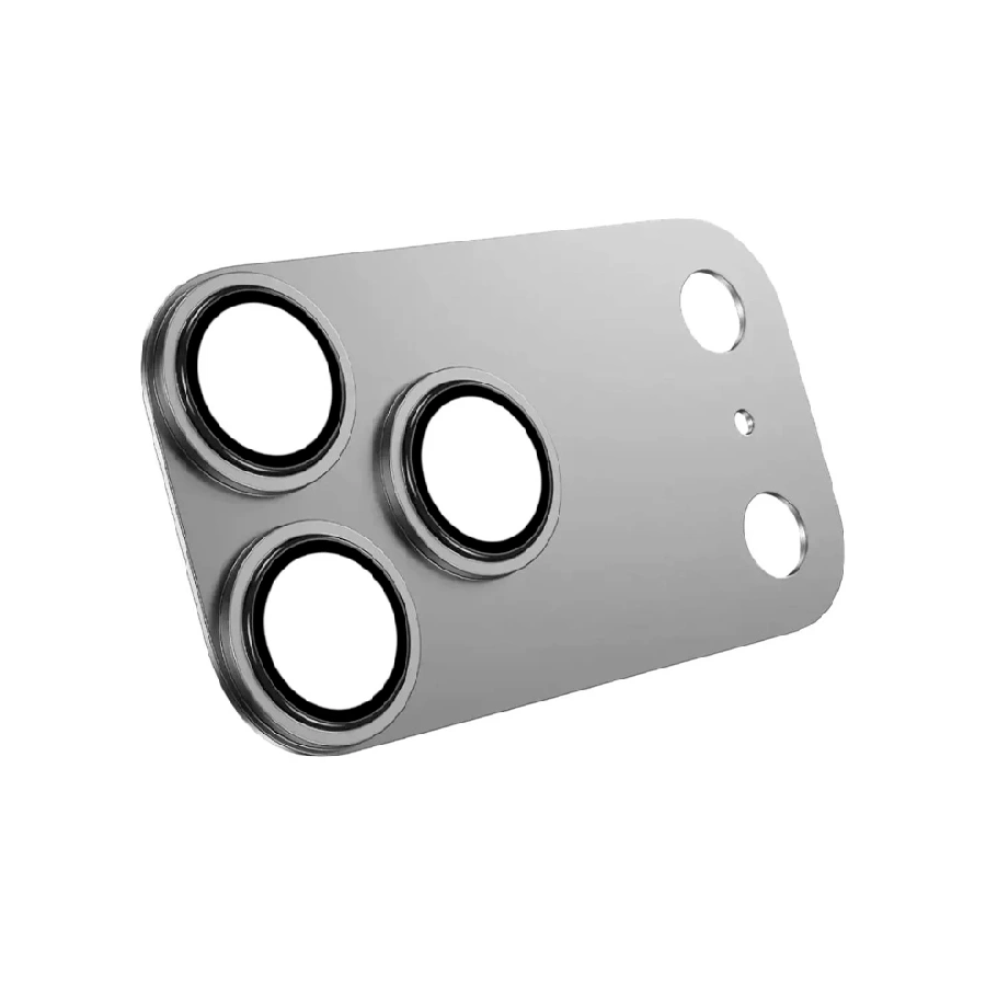 Защитное стекло на модуль камеры LENS совместимое с iPhone 17 Pro Max серебро