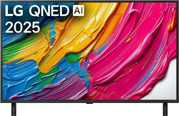 LED 43" Телевизор LG 43QNED80A6A.ARUG 2025, 4K Ultra HD, 60Hz, черный (EAC)