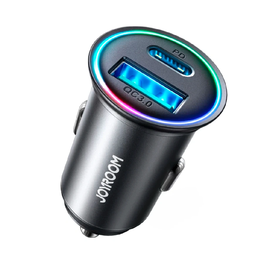 Автомобильное зарядное устройство Joyroom (JR-CCN04) USB/Type-C 60W
