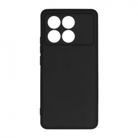 Силиконовая накладка совместимая с ПОКО X6 Pro черная