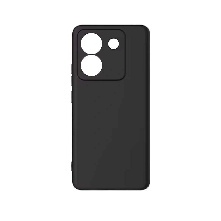 Силиконовая накладка совместимая с ПОКО М7 Pro черная