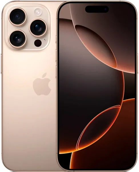 Смартфон Apple iPhone 16 Pro 256GB nano SIM + eSim desert titanium (пустынный титан) обмененный, без коробки (новый, не активированный, без RuStore) гарантия 1 год