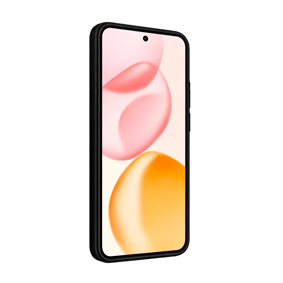 Силиконовая накладка совместимая с Honor 400 черная