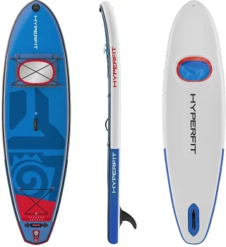 Надувная доска для sup-бординга Hyperfit Tigerhai S-37